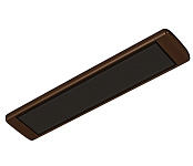 Картинка Инфракрасный обогреватель ALMAC ИК 8 (венге)