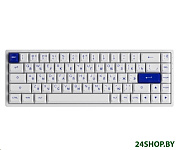 Картинка Клавиатура Akko 3068B Plus White & Blue (Akko CS Jelly Purple)