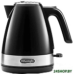 Картинка Электрочайник DeLonghi Active Line KBLA2001.BK