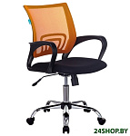 Картинка Кресло Бюрократ CH-695N/SL/OR/BLACK (черный/оранжевый)