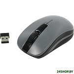 Картинка Мышь OKLICK 445MW (черно-серый)