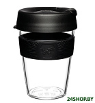 Картинка Многоразовый стакан KeepCup Original M Clear Black 340мл (черный)