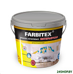 Картинка Краска Farbitex Акриловая интерьерная 6 кг (белый)