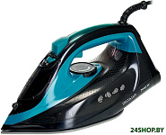 Картинка Утюг Delta LUX DE-3000 (черный/бирюзовый)