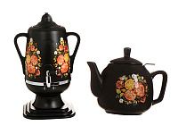 Картинка Самовар электрический ДОБРЫНЯ DO-430 (жостово)