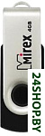 Картинка USB Flash Mirex SWIVEL RUBBER BLACK 4GB (13600-FMURUS04)