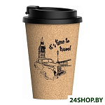 Картинка Термокружка Walmer Corky Travel 0.35л (бежевый)