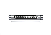Картинка Автовизитка Baseus ACNUM-0S (серебристый)