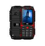 Картинка Мобильный телефон BQ-Mobile Sharky BQ-2447 (черный/красный)