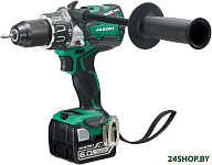 Картинка Ударная дрель-шуруповерт Hikoki (Hitachi) DV18DBL2 (с 2-мя АКБ, кейс)