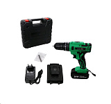 Картинка Ударная дрель-шуруповерт Zitrek Green Impact 21V 063-4044 (с 2-мя АКБ, кейс)