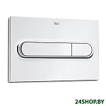 Картинка Панель смыва Roca PL1 Dual (хром) [890095001]