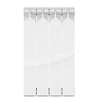 Картинка Радиатор биметаллический BiLux Plus R500 (12 секций, с монтажным комплектом и угловыми кран