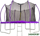 Картинка Батут Calviano Inside Master Purple 374 см - 12ft (внутренняя сетка, с лестницей)