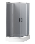 Картинка Душевой уголок Deante Funkia 90x90 KYP 453K (хром/графитовое)