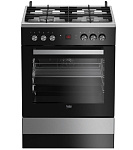 Картинка Плита Beko FSM 62530 DXMS нержавеющая сталь/черный