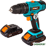 Картинка Дрель-шуруповерт Bort BAB-18Ix2Li-FD (с 2-мя АКБ, кейс)
