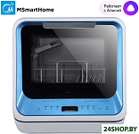 Картинка Посудомоечная машина Midea Mini MCFD42900BL