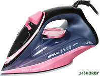 Картинка Утюг Hyundai H-SI01623 (черный/розовый)