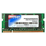 Картинка Оперативная память PATRIOT 2GB DDR2 SO-DIMM PC2-6400 (PSD22G8002S) Retail