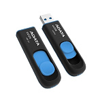 Картинка USB Flash A-Data UV220 16GB (черный/голубой)