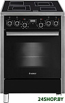Картинка кухонная плита GEFEST ПЭ 6760-03 (черный/серебристый)