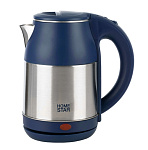 Картинка Чайник HOMESTAR HS-1034 (стальной/синий)