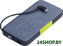InstantGo Built-in USB-C 10000mAh (синий)