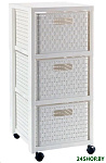 Картинка Комод пластиковый Rotho Tower Country 1165490000 (белый)