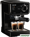 Картинка Рожковая кофеварка Sencor SES 1710BK