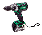 Картинка Дрель-шуруповерт Hikoki (Hitachi) DS18DBL2 (с 2-мя АКБ 5 А*ч)