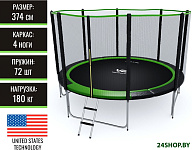 Prime 12FT 374 см (с внешней сеткой и лестницей)