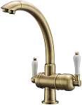 Картинка Смеситель кухонный ZorG CLEAN WATER ZR 327 YF BR