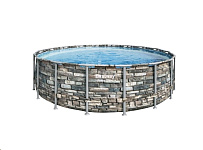 Картинка Бассейн с набором Bestway Power Steel 56886 (549х132 см)