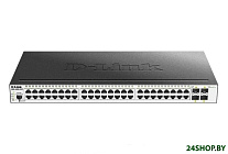 Картинка Управляемый коммутатор 2-го уровня D-Link DGS-3000-52X/B2A