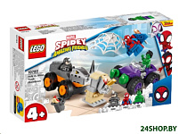 Картинка Конструктор Lego Duplo Схватка Халка и Носорога на грузовиках 10782