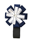 Картинка Украшение для коляски ROAN Exclusive Collection Navy/white