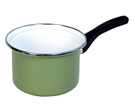 Картинка Кастрюля с длинной ручкой Omelia 1-4410400 (зеленый, белый)