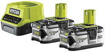 Картинка Аккумулятор с зарядным устройством Ryobi RC18120-240 ONE+ 5133003363 (18В/4.0 а*ч + 18В)