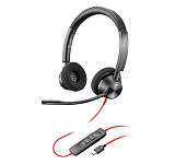 Картинка Офисная гарнитура Plantronics Blackwire 3320 USB-C