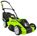 Картинка Колёсная газонокосилка Greenworks G40LM40 [2500007]