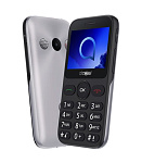 Картинка Мобильный телефон Alcatel 2019G (серебристый)