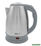 Картинка Чайник электрический Великие Реки Нева-2 (нержавеющая сталь/серый)