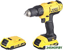 Дрель-шуруповерт DeWalt DCD771D2 (с 2-мя АКБ 2 Ah)
