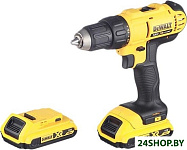Картинка Дрель-шуруповерт DeWalt DCD771D2 (с 2-мя АКБ 2 Ah)