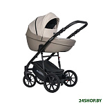 Картинка Детская универсальная коляска RIKO Basic Pacco 3 в 1 (06, бежевый/коричневый)