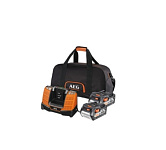 Картинка Аккумулятор с зарядным устройством AEG Powertools SET LL1840BL (2) 4932464157 (18В/4 Ah + 1