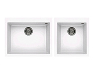 Картинка Кухонная мойка Elleci Quadra 210 White K96