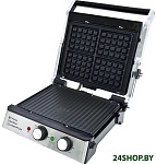 Картинка Электрогриль GFGril GF-180 (серебристый/черный)