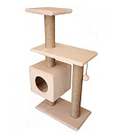 Картинка Комплекс для кошек Cat House Буран 1.06 (джут бежевый)